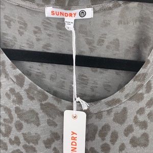 Sundry leopard dress